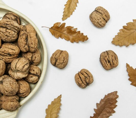 영양과 운동을 통한 스트레스 관리: 효과적인 방법 소개 brown walnuts on beige ceramic bowl